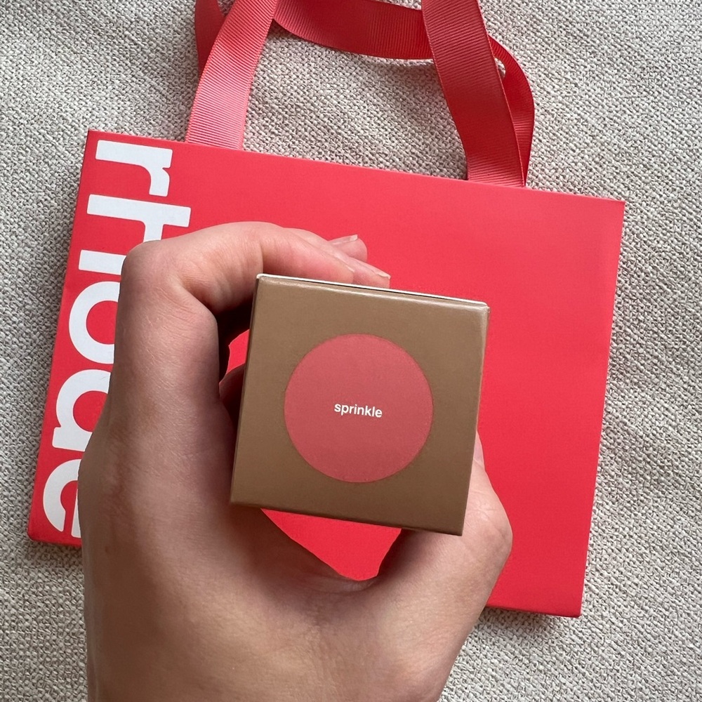 Rhode limited edition sprinkle blush from NYC pop up
